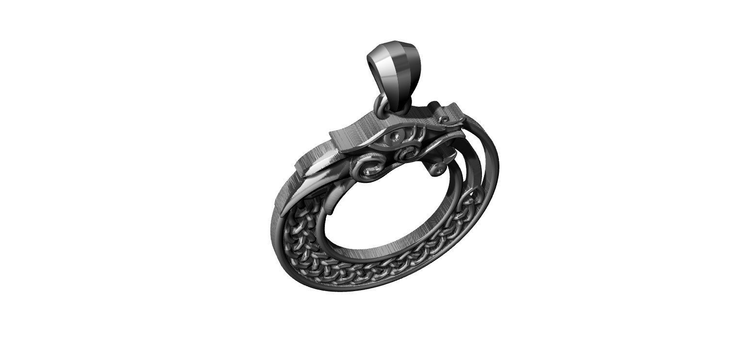 Celtic Dragon  3D print model_24