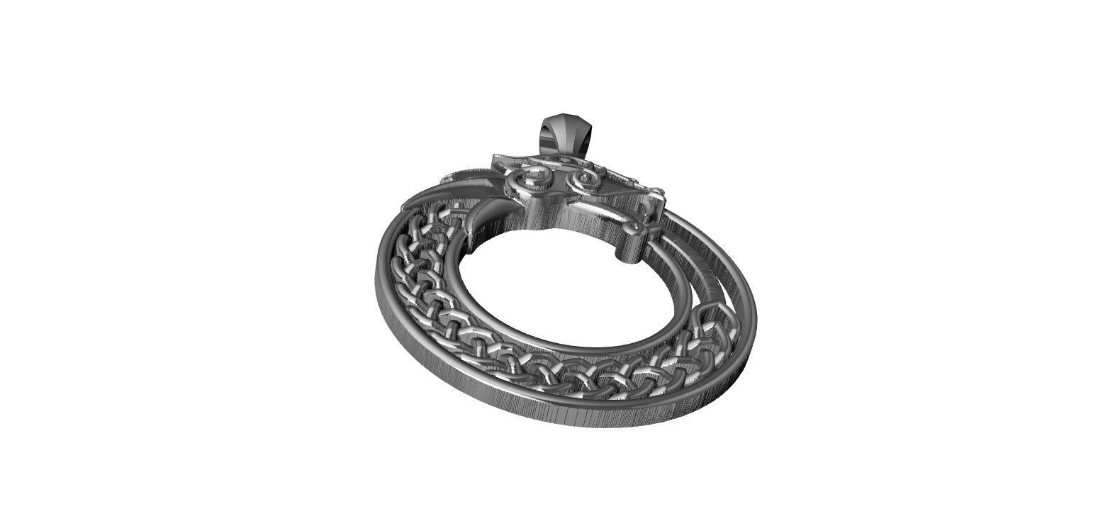 Celtic Dragon  3D print model_25