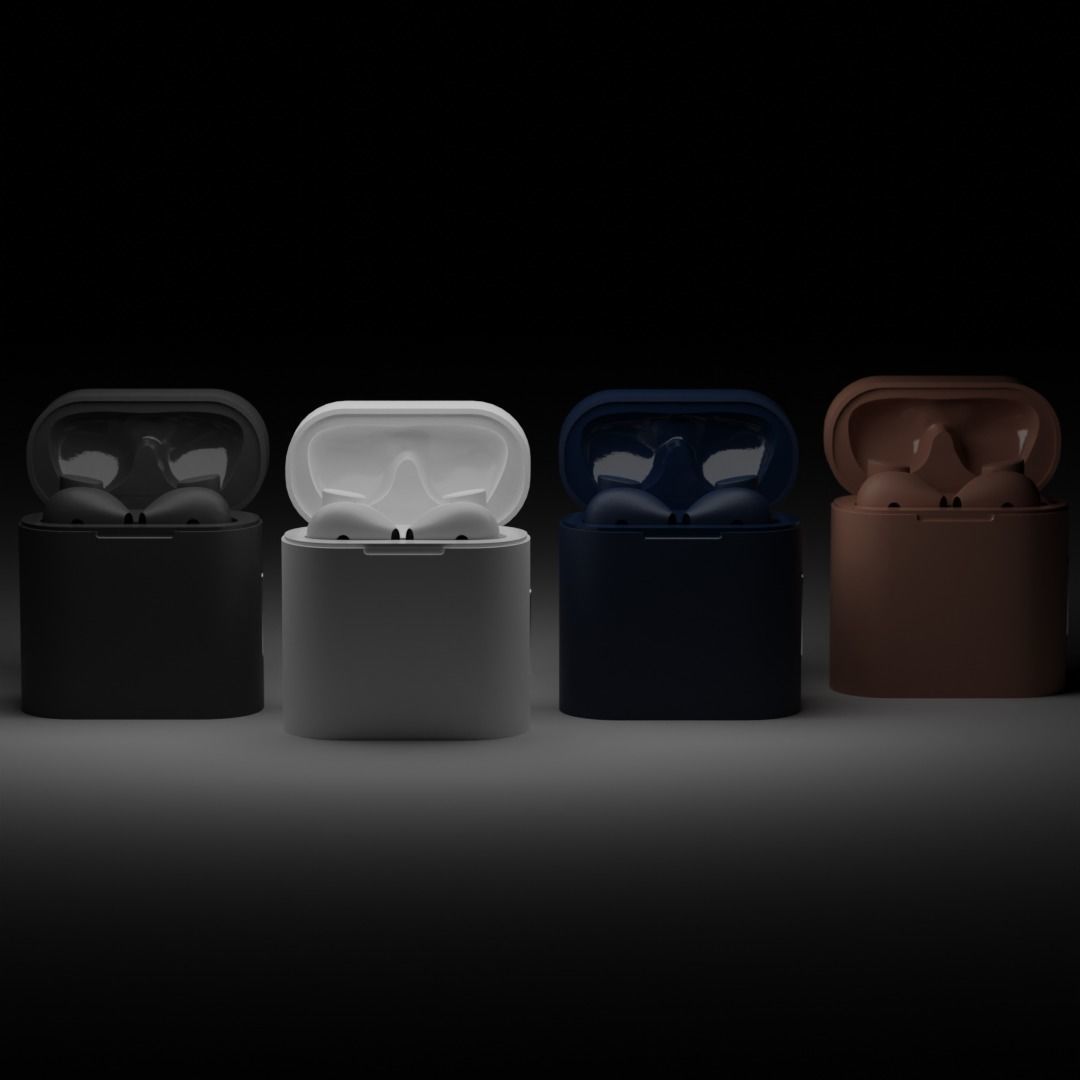 EarPhone Haylou Moripods TWS 3D model_2