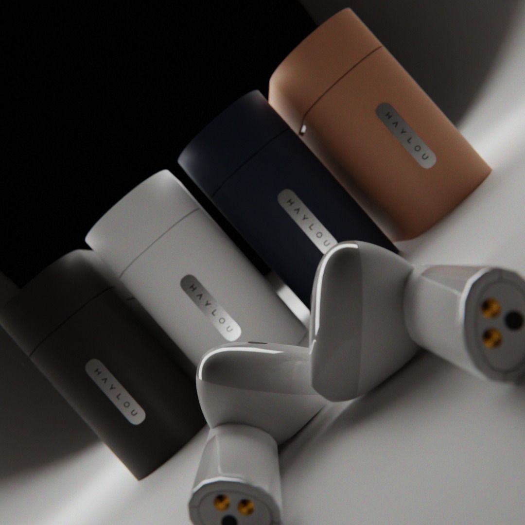 EarPhone Haylou Moripods TWS 3D model_3