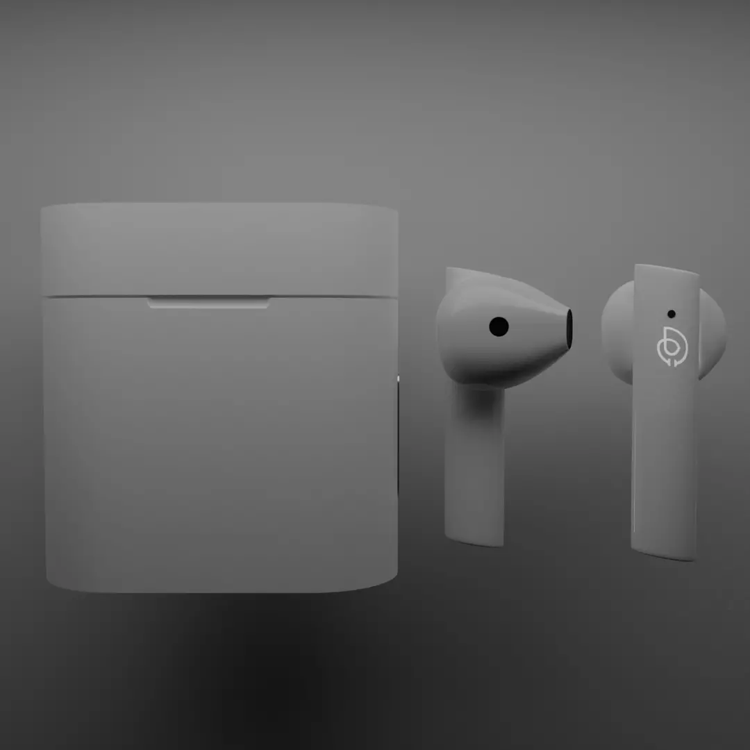 EarPhone Haylou Moripods TWS 3D model_0