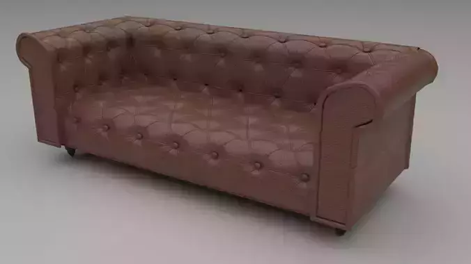 chesterfield leather sofa dcsf02