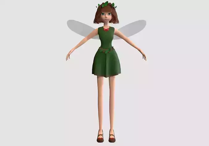 stylized fairy girl 