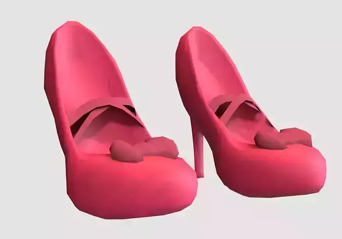 pink high heels 
