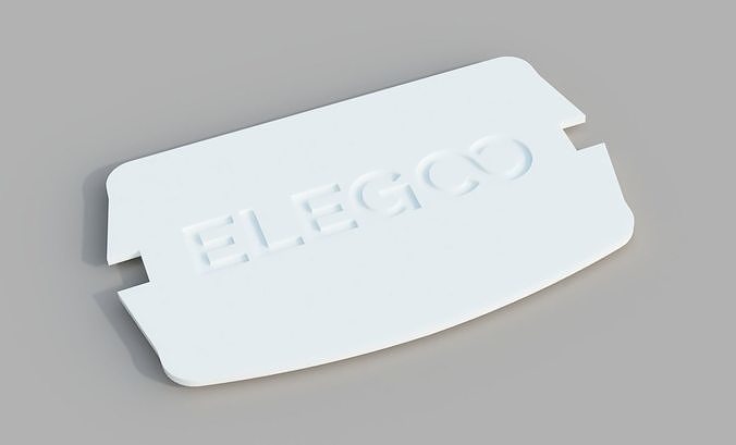 Vat cover for Elegoo Mars 3 with logo 3D print model 3D print model