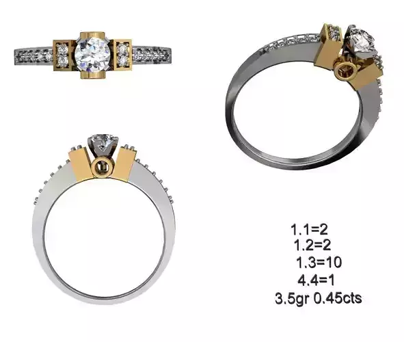 Women Solitaire Ring 039