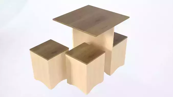 Furniture Coffee table and chairs