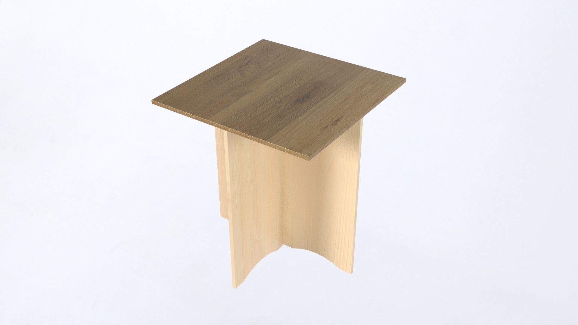 Furniture Coffee table and chairs 3D model_3