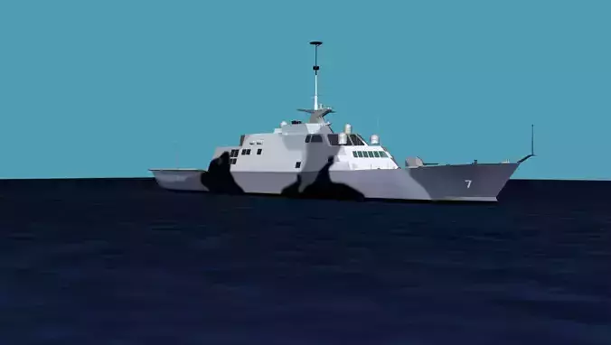 Freedom Class Blk 1 LCS-7 USS Detroit