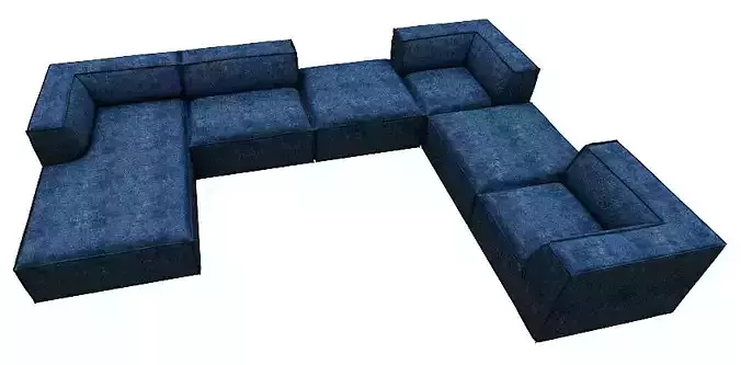 Sofa L Type seater corner and chaise lounge and center