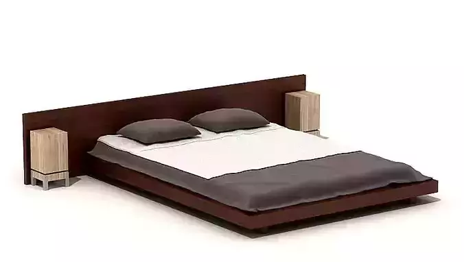 Wooden Large Bed