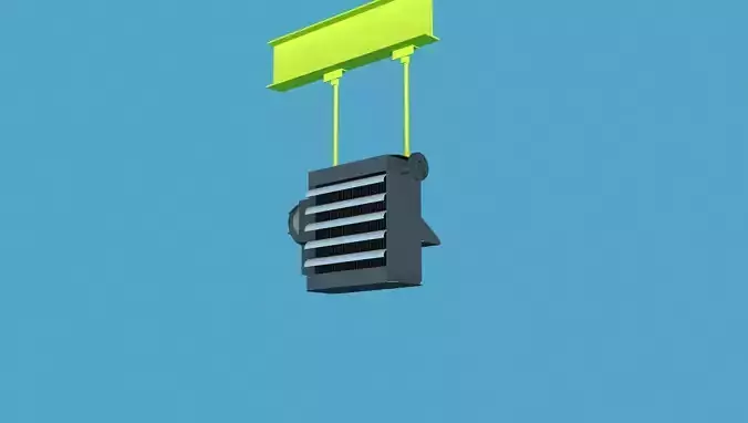 FX20 Heater wall and ceiling mount