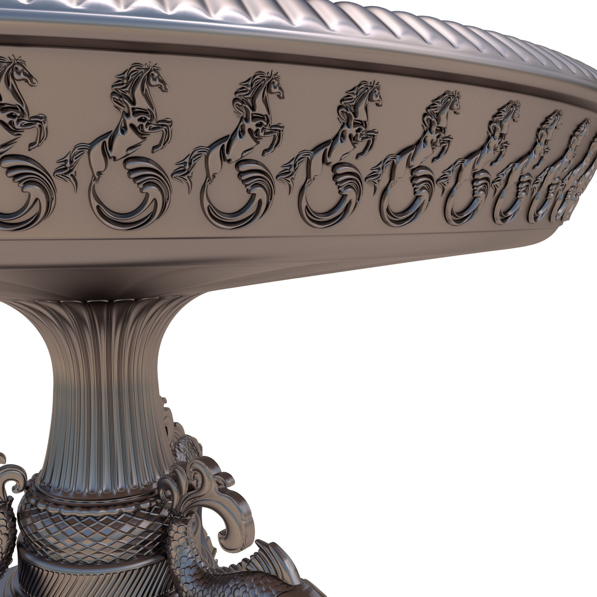 Erskine Memorial Fountain 3D model_3