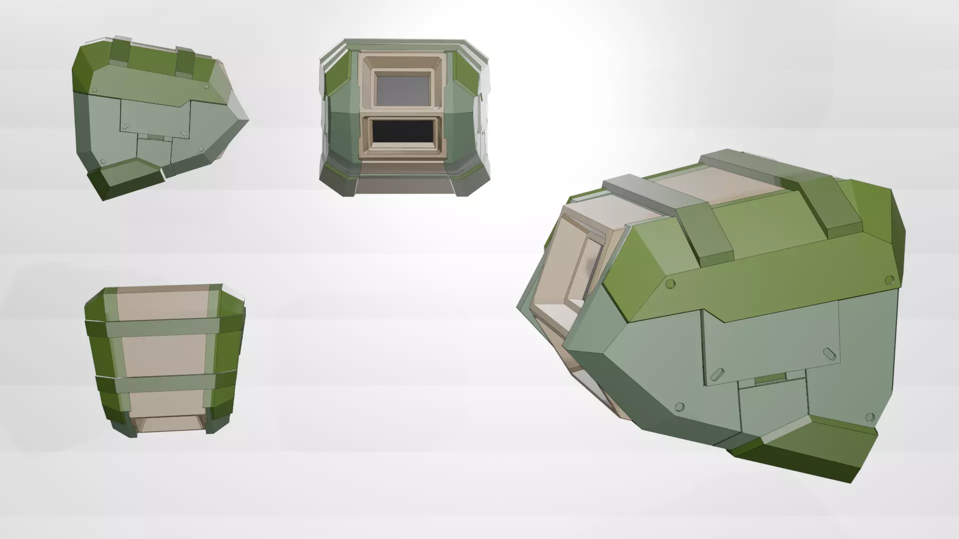 Nomad Shoulder MK1 Free 3D print model_0