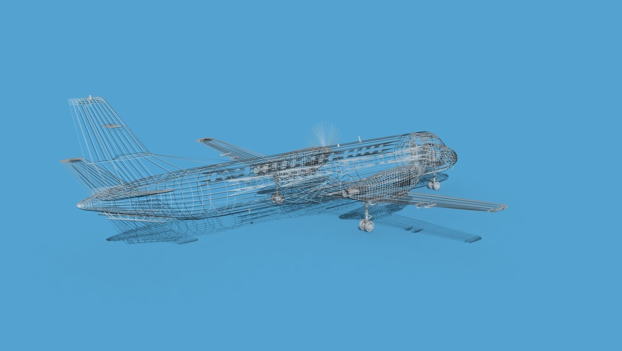 SAAB SF2000 AEWAC V02 Pakistan 3D model_13