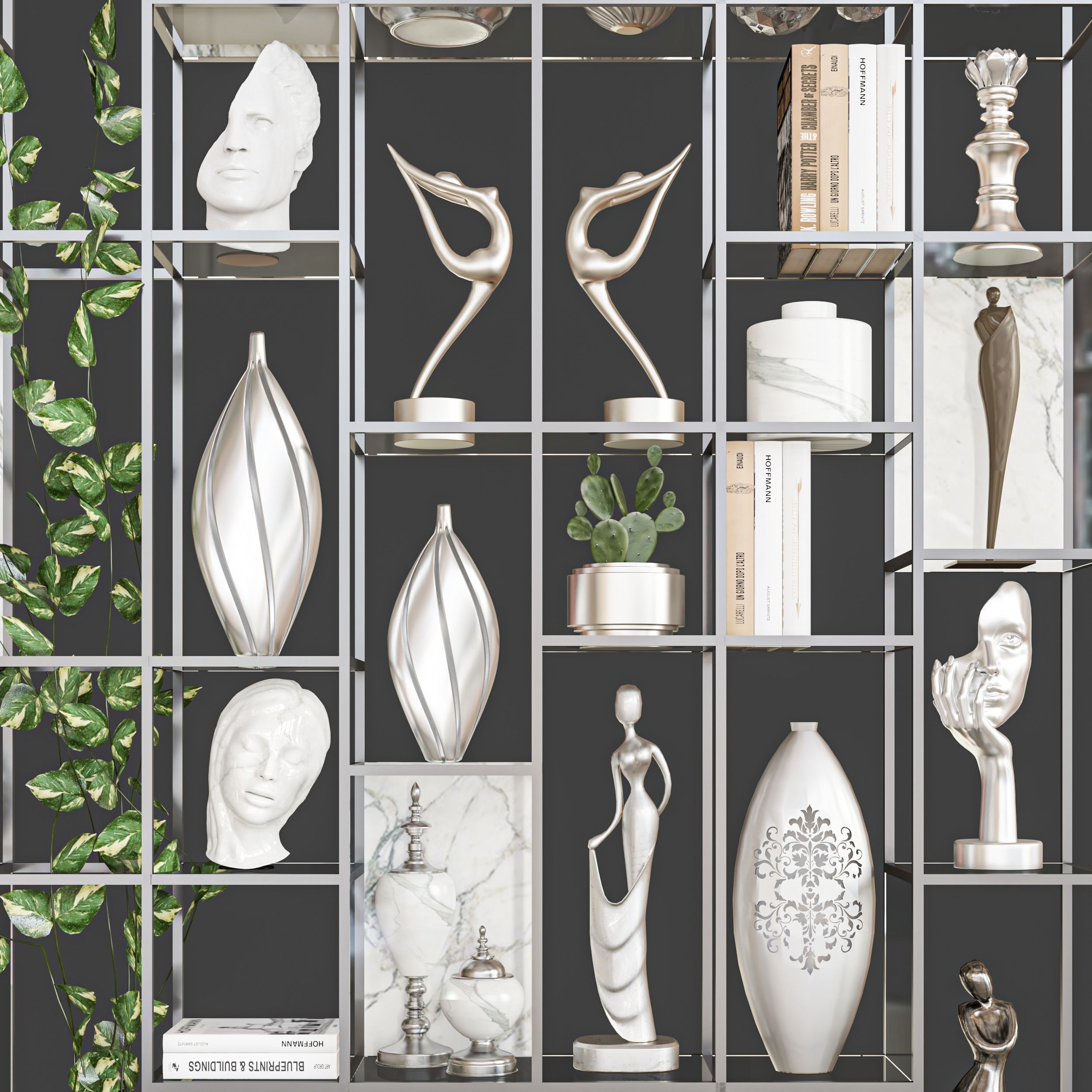 decorative set 47 3D model_2