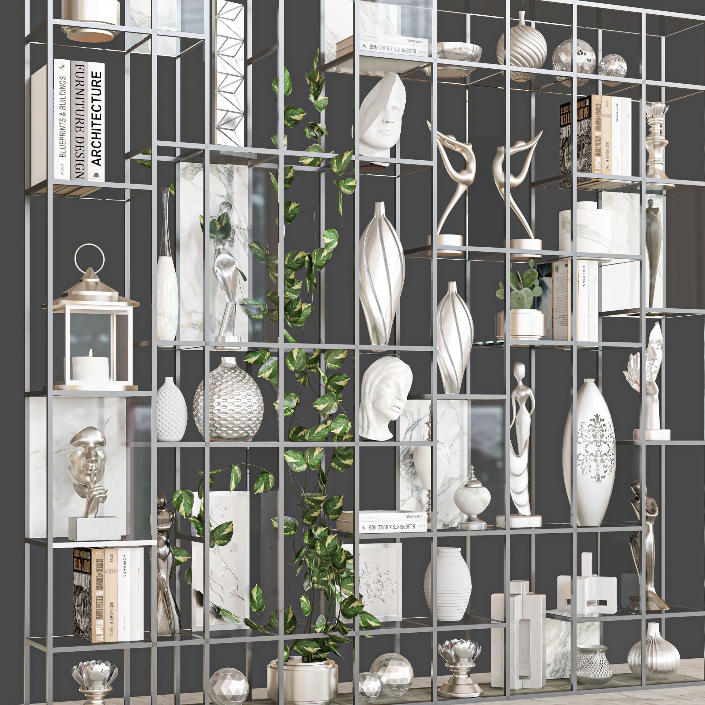 decorative set 47 3D model_3