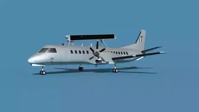 SAAB SF2000 AEWAC V04 Greece 3D model