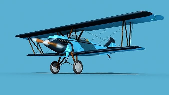 Travelair 2000 V01 3D model