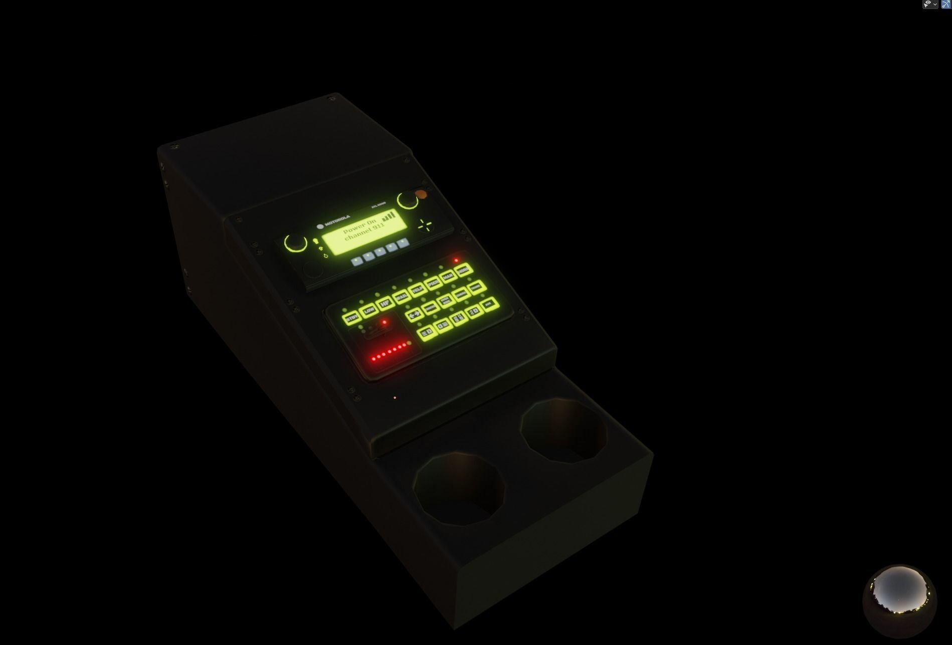 3D model Police Center Console VR / AR / low-poly | CGTrader