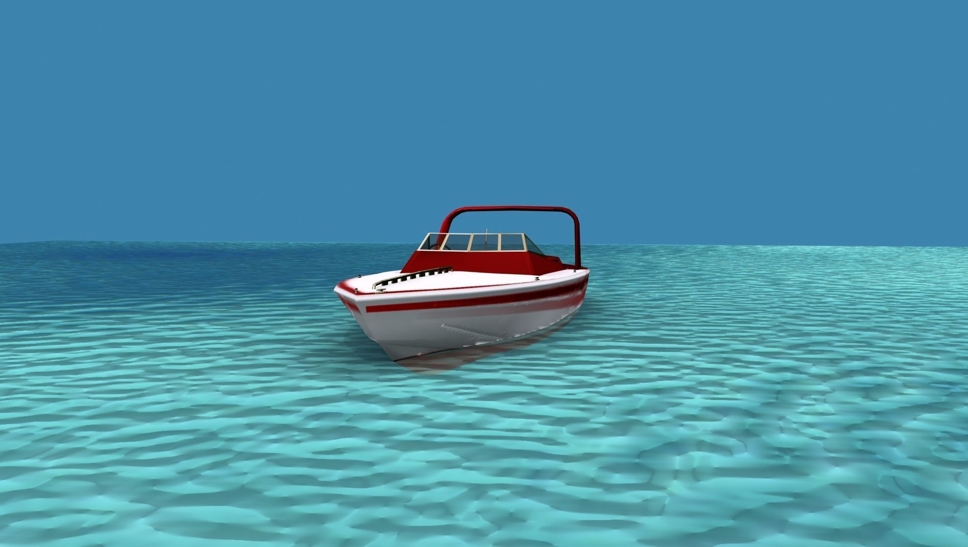 Phazer 38 Cigarette Boat V01 3D model_1