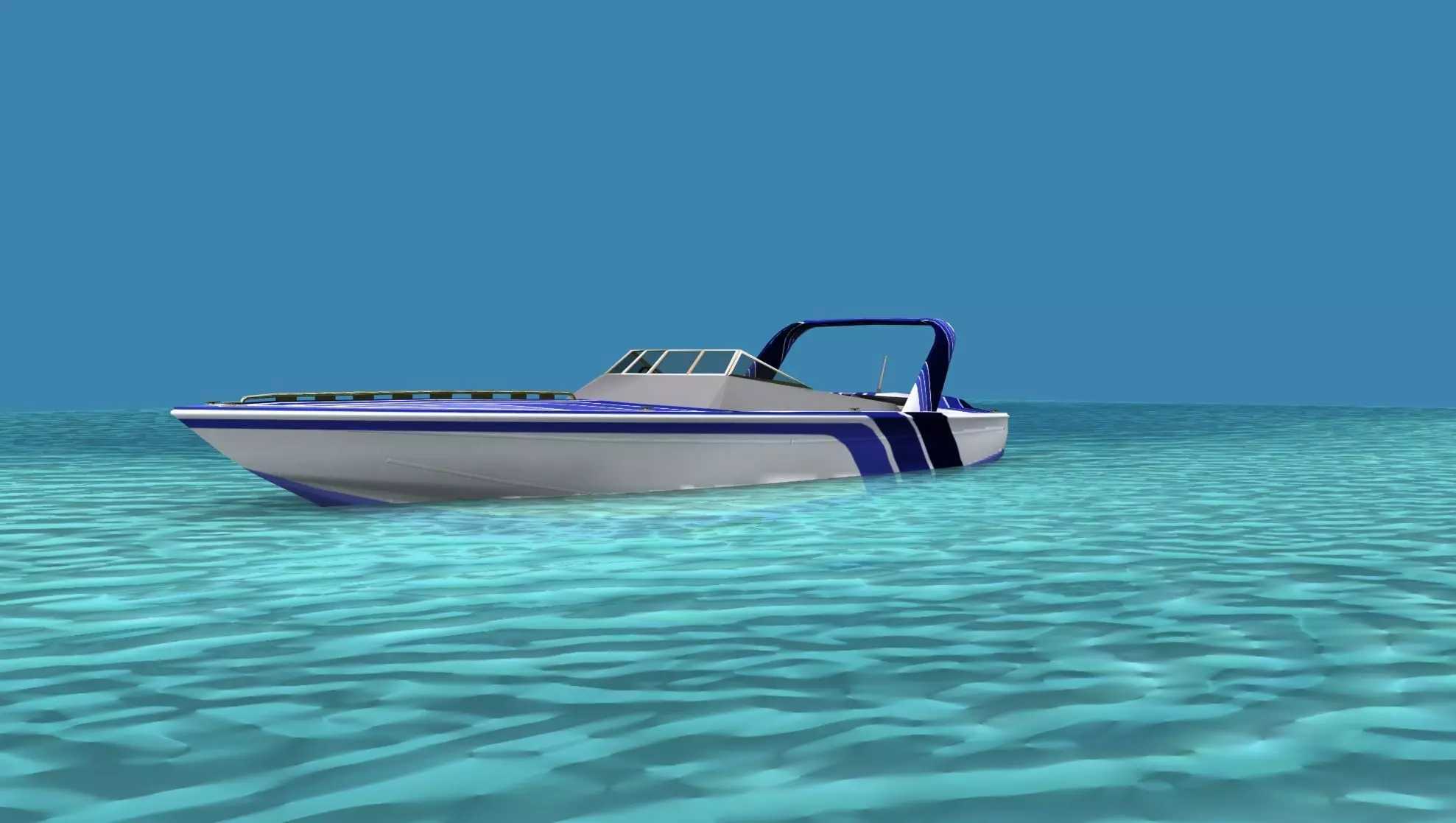 Phazer 38 Cigarette Boat V03 3D model_0