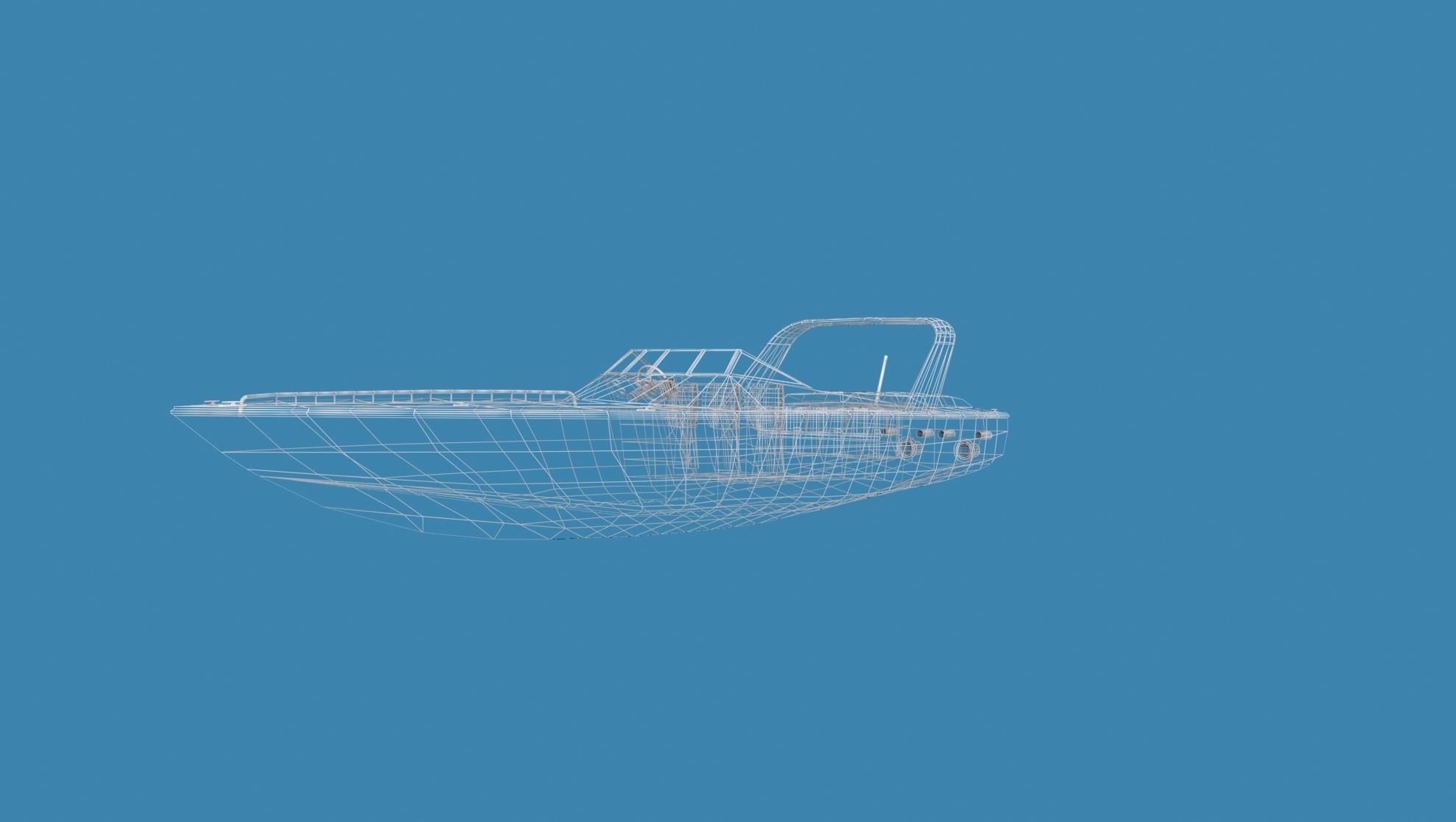 Phazer 38 Cigarette Boat V03 3D model_11