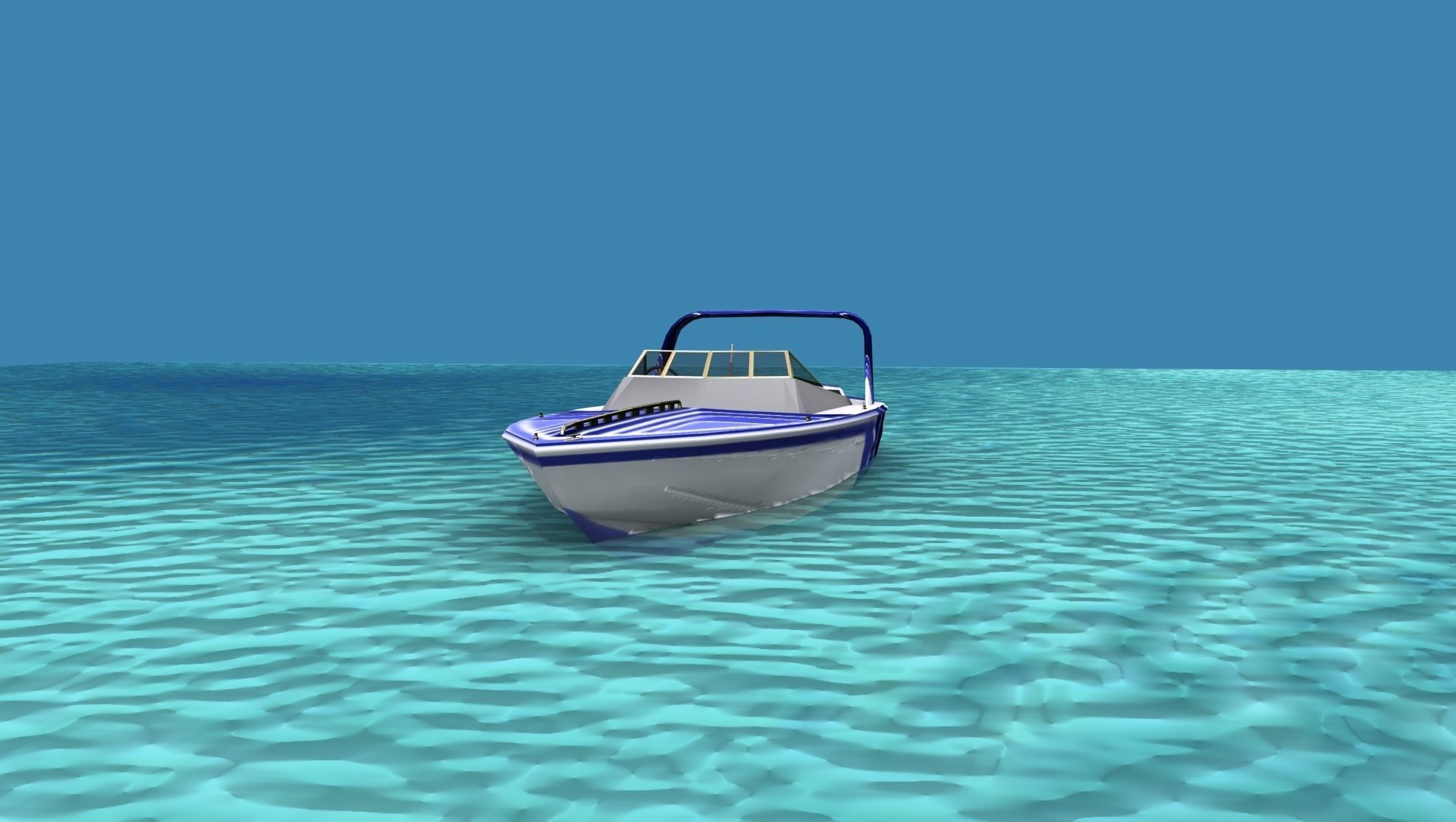 Phazer 38 Cigarette Boat V03 3D model_1