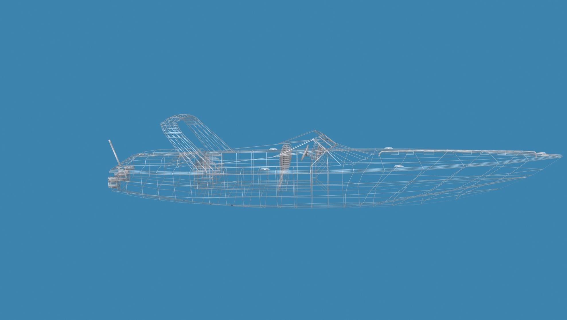 Phazer 38 Cigarette Boat V03 3D model_13