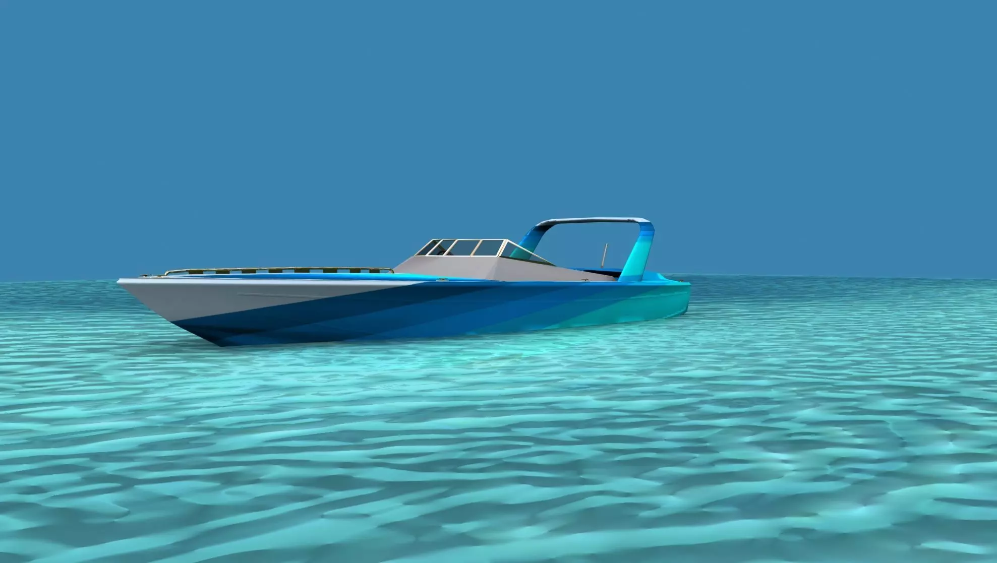 Phazer 38 Cigarette Boat V05 3D model_0