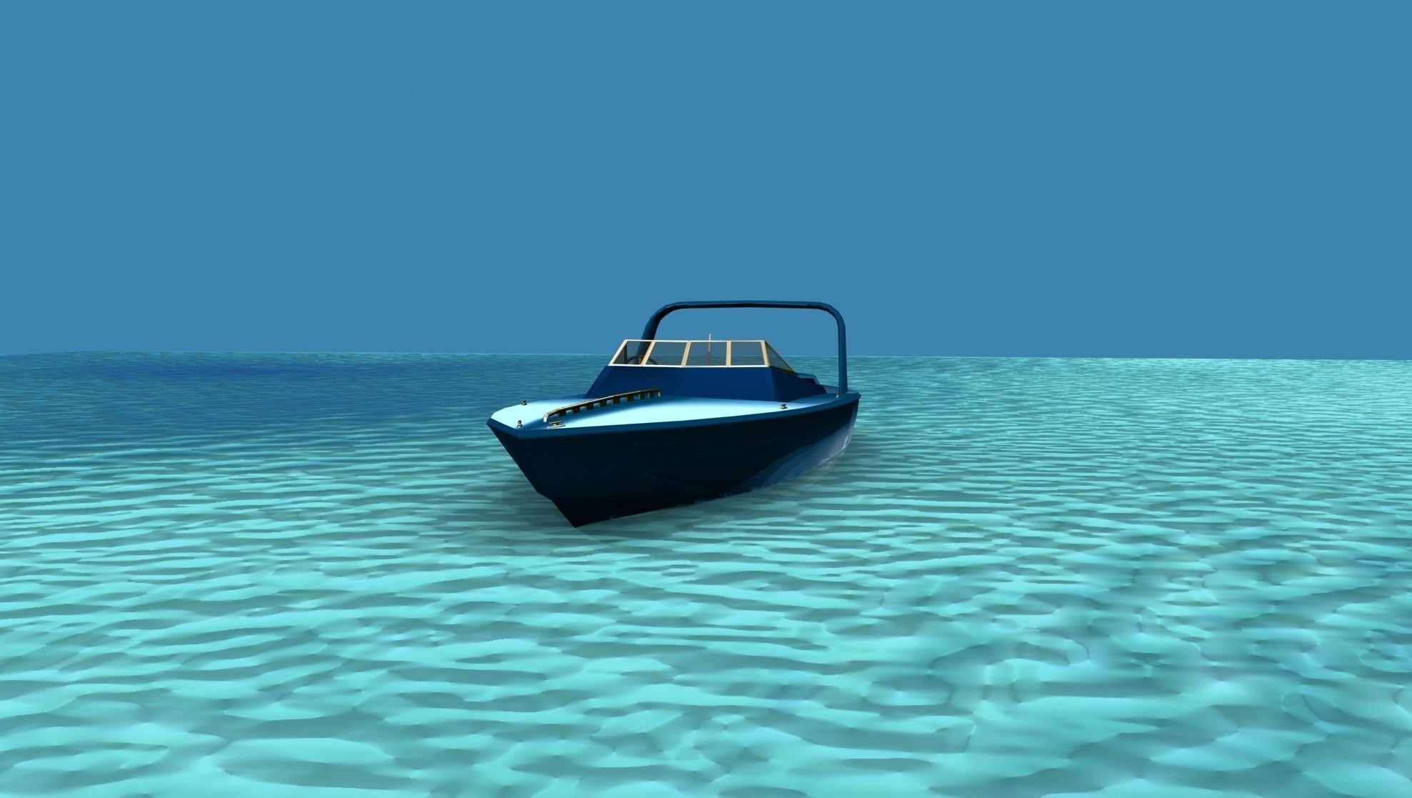 Phazer 38 Cigarette Boat V07 3D model_1