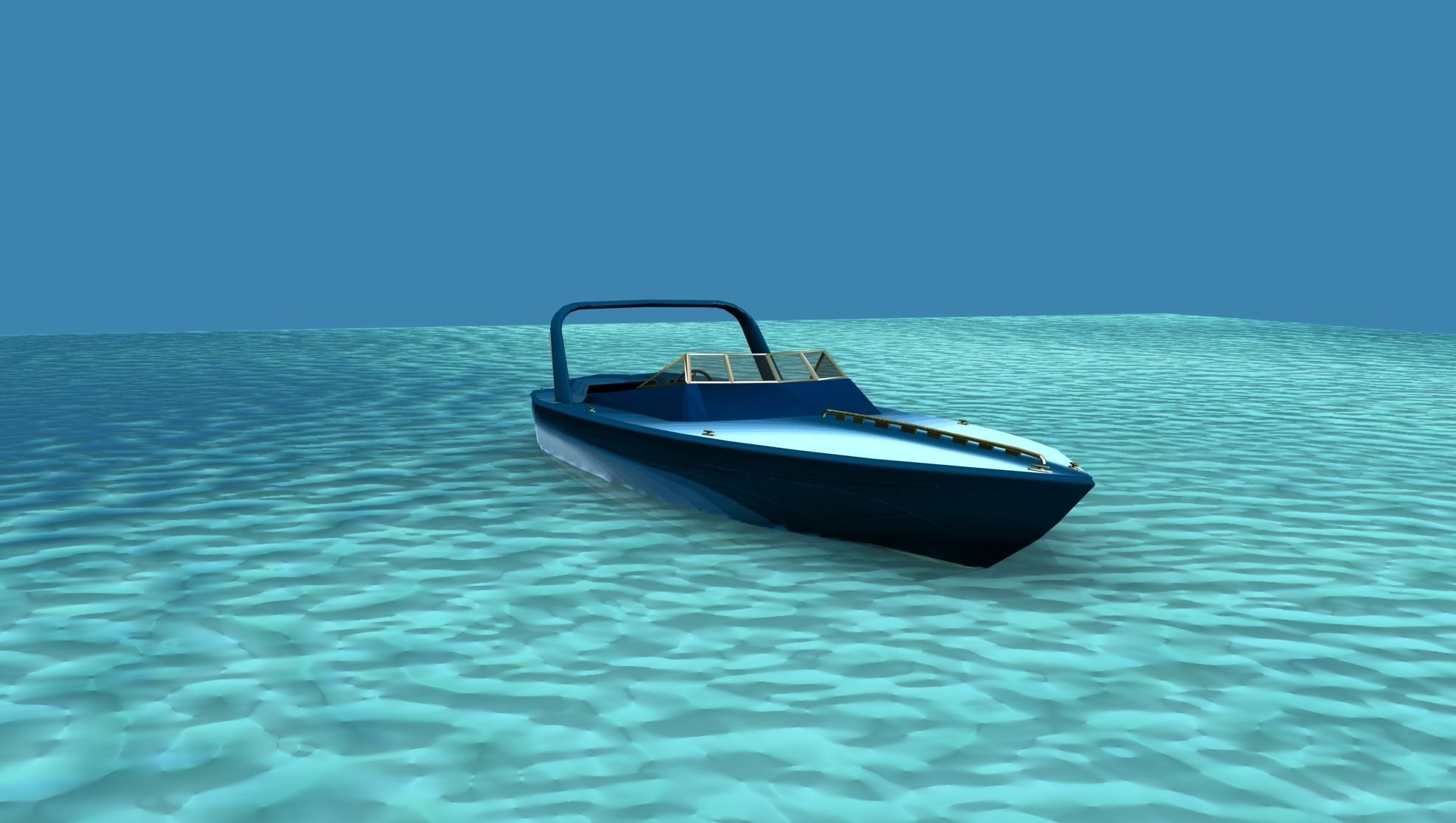Phazer 38 Cigarette Boat V07 3D model_2