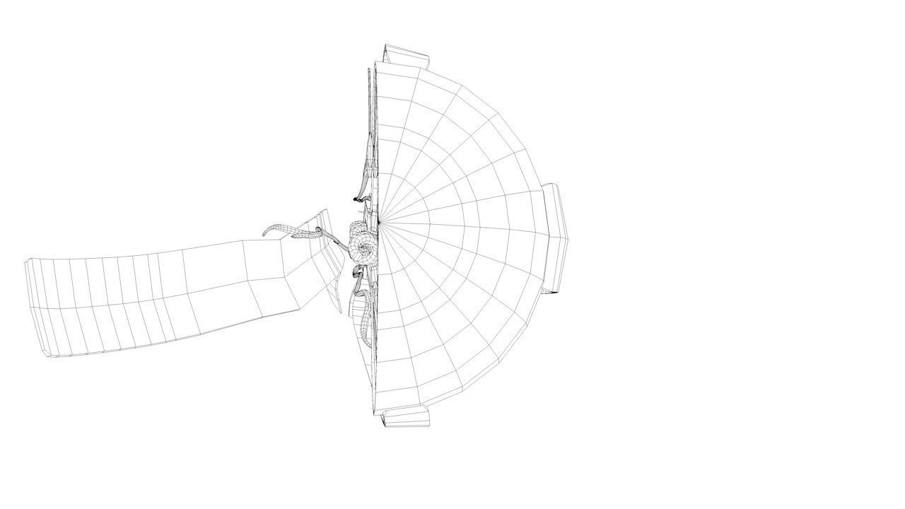 Eye anatomy cross section - inner structure Low-poly 3D model_11