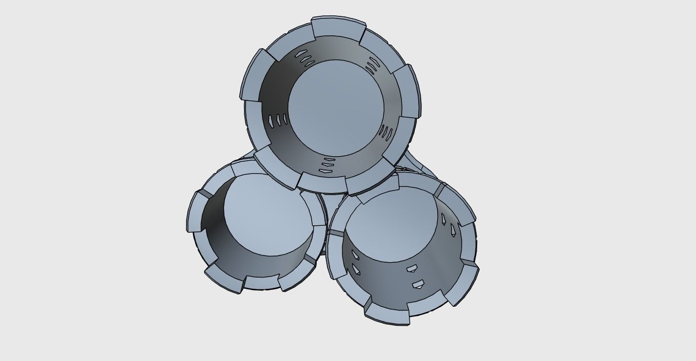 Pencil Holder 3 Towers easy print 3D print model_4