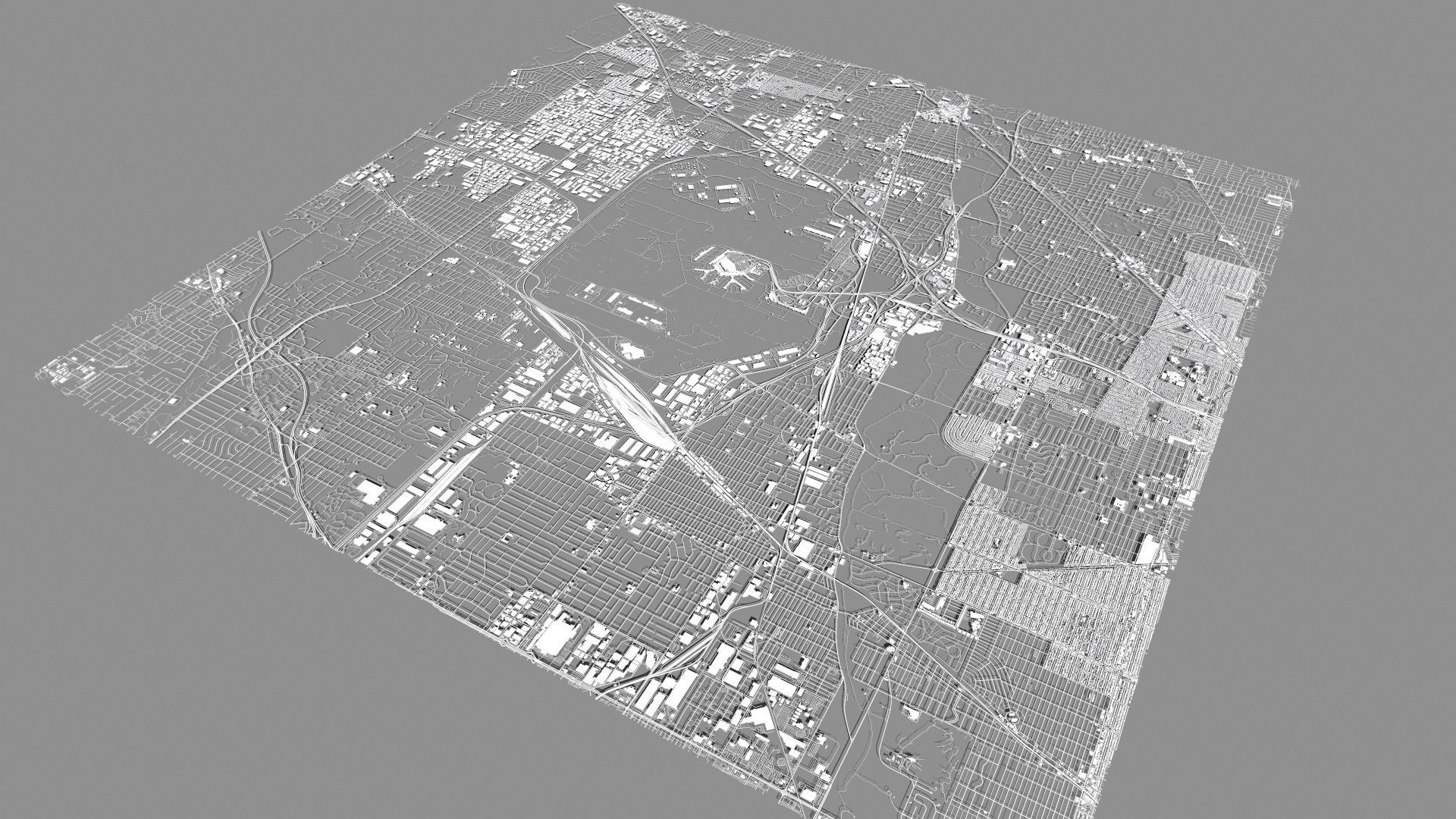 Chicago OHare International Airport ORD 3D model_8