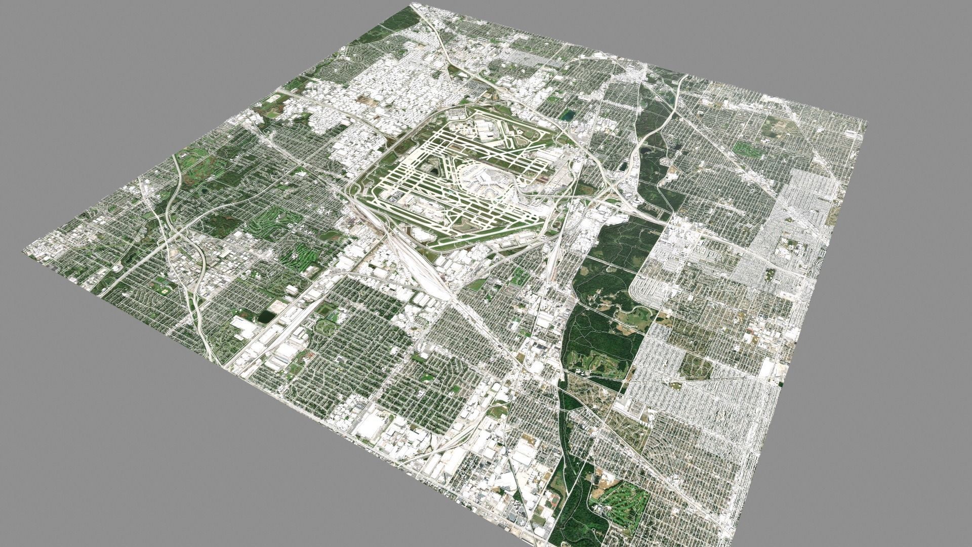 Chicago OHare International Airport ORD 3D model_7