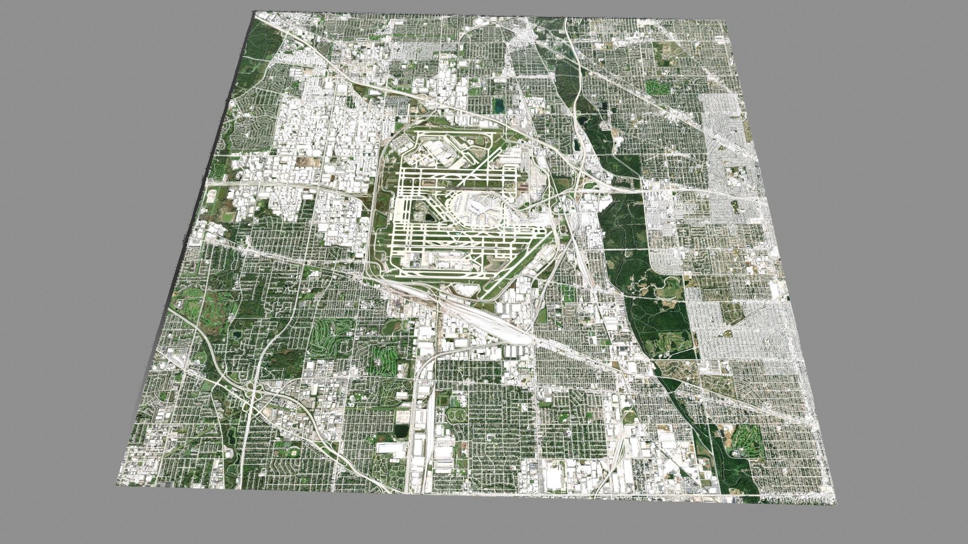 Chicago OHare International Airport ORD 3D model_9