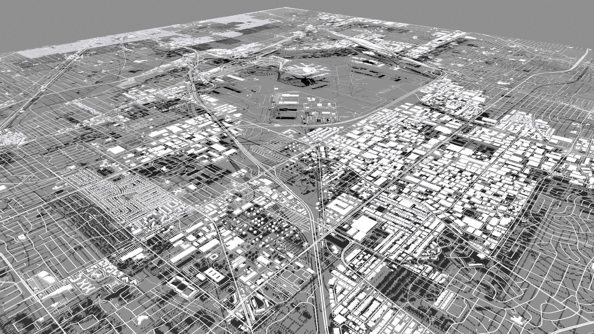 Chicago OHare International Airport ORD 3D model_12
