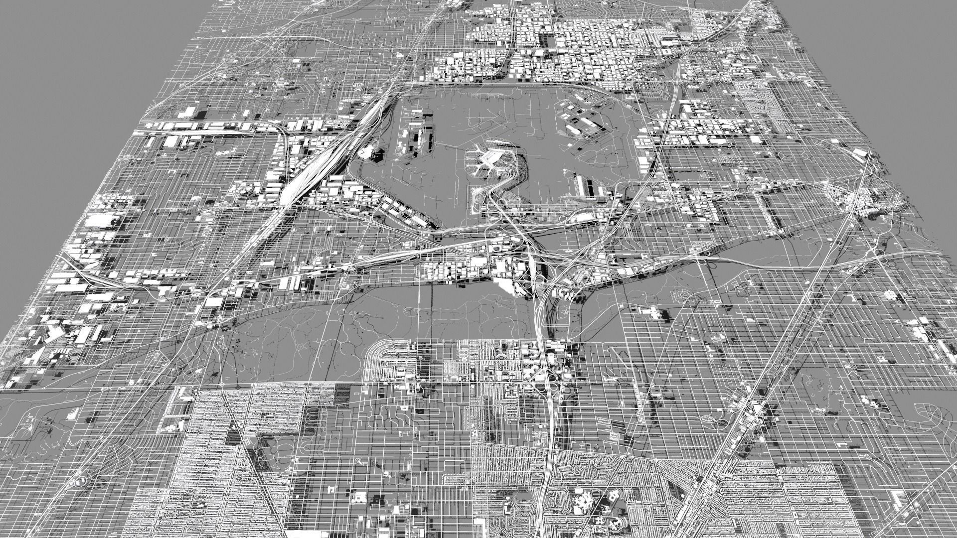 Chicago OHare International Airport ORD 3D model_3