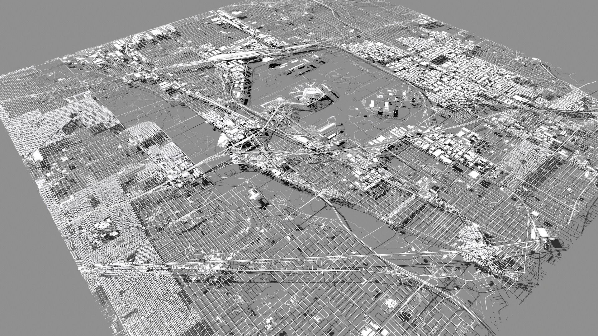 Chicago OHare International Airport ORD 3D model_10