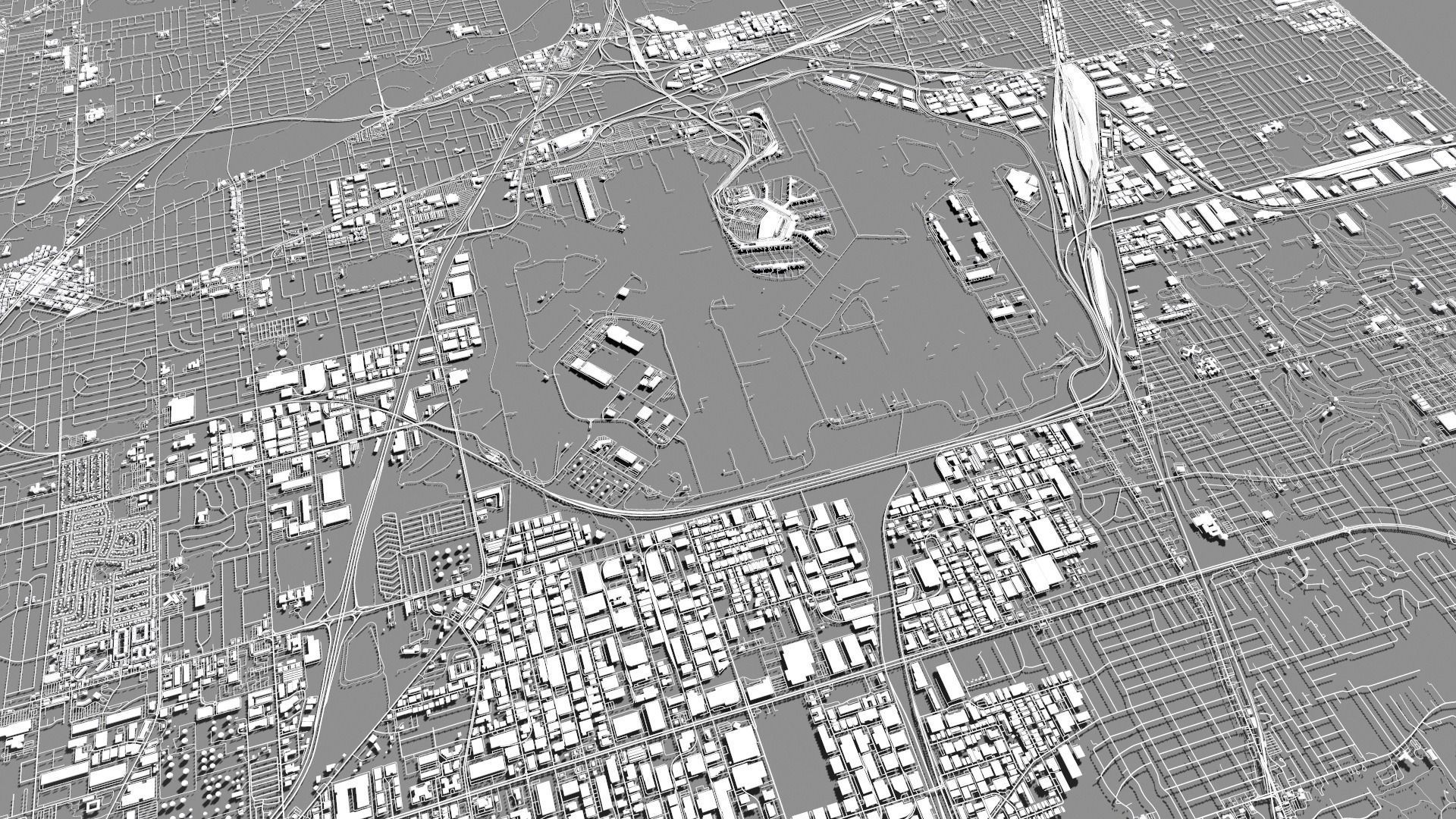 Chicago OHare International Airport ORD 3D model_13