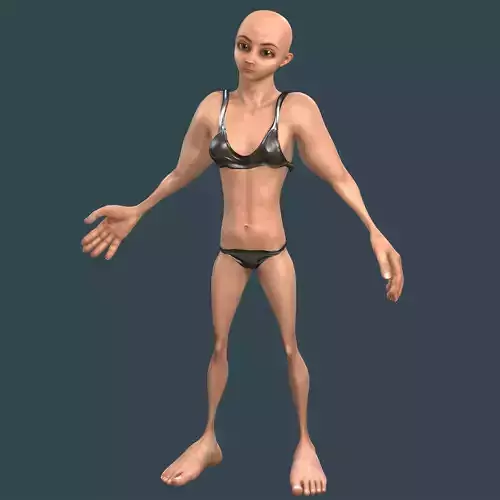 3d game character  human character 3D model
