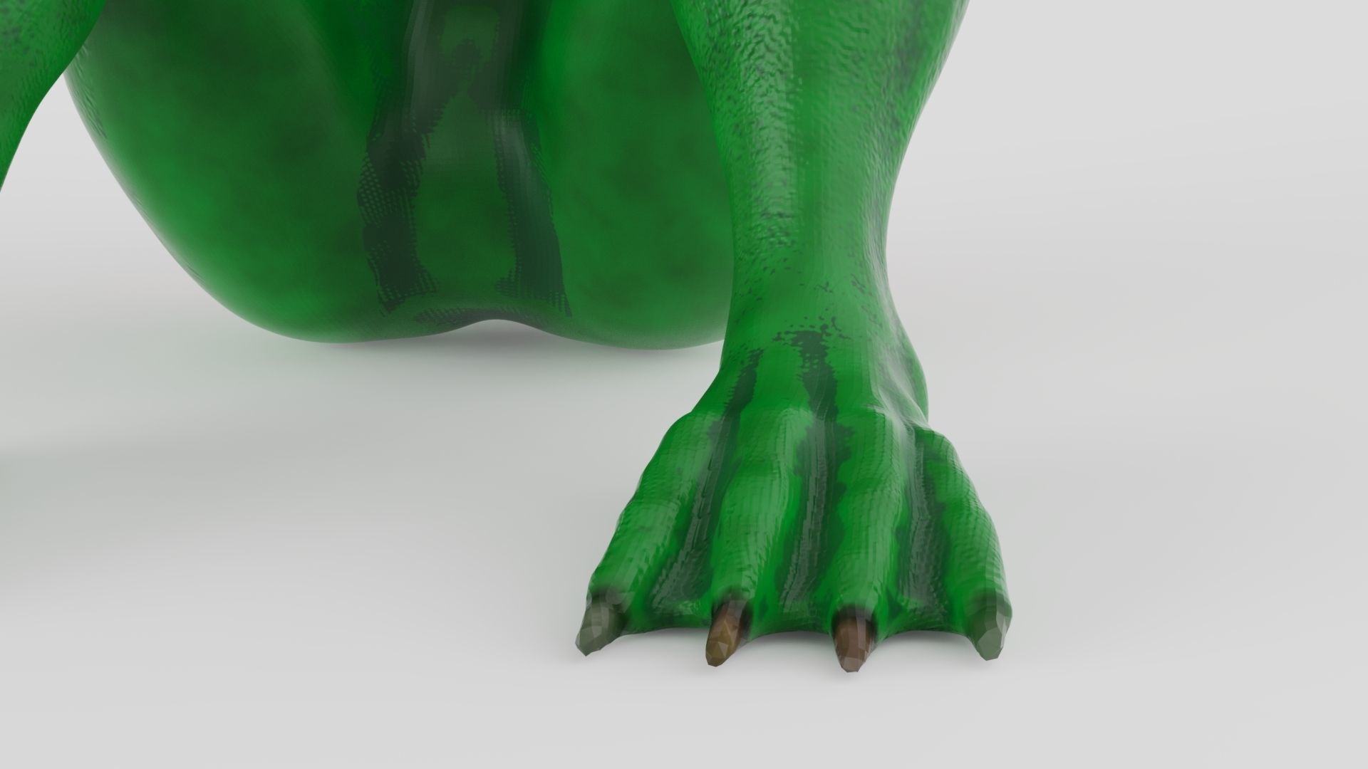 Kappa turtle Low-poly 3D model_14