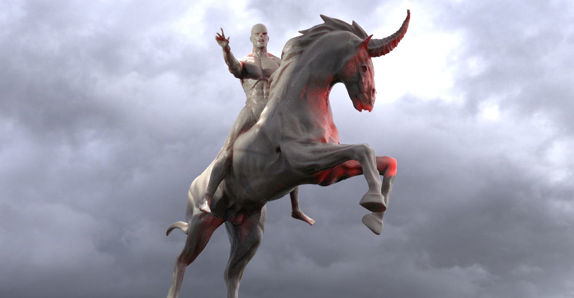 Undead Rider 3D model | CGTrader