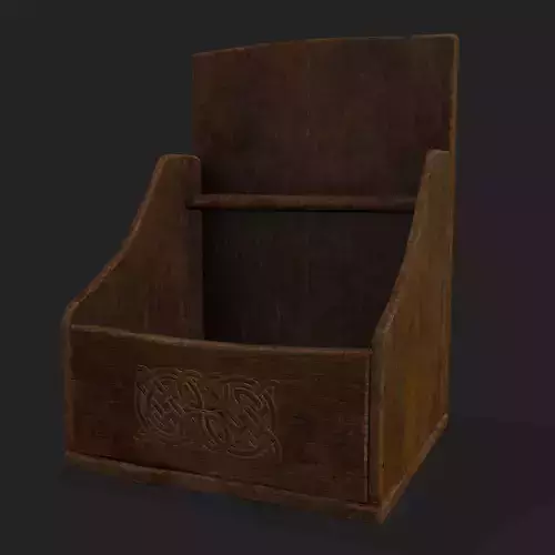 Wooden Dishes Basket