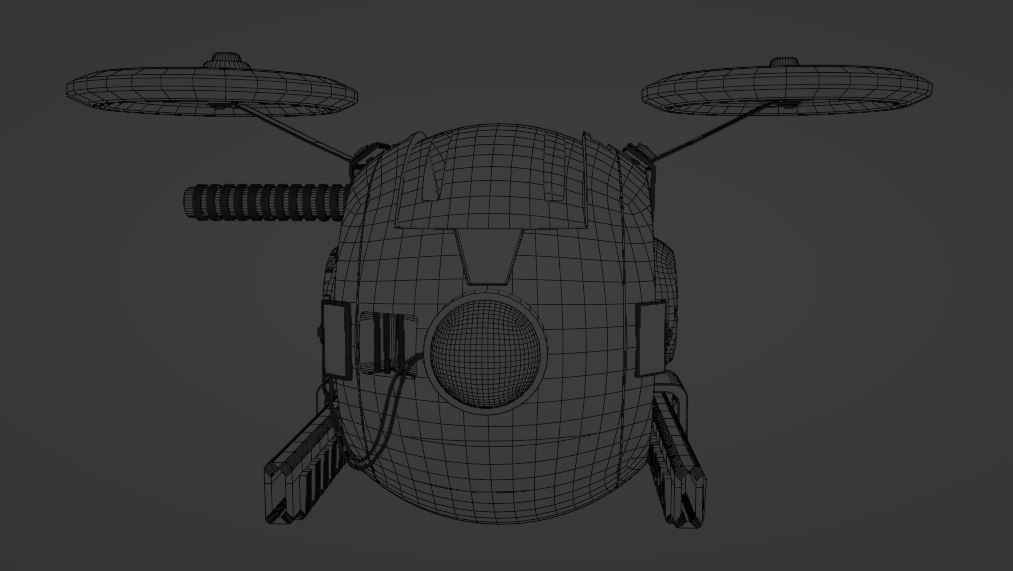 Drone  3D model_5