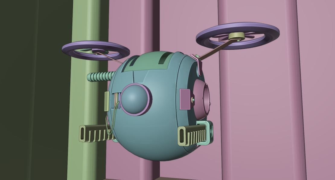 Drone  3D model_3