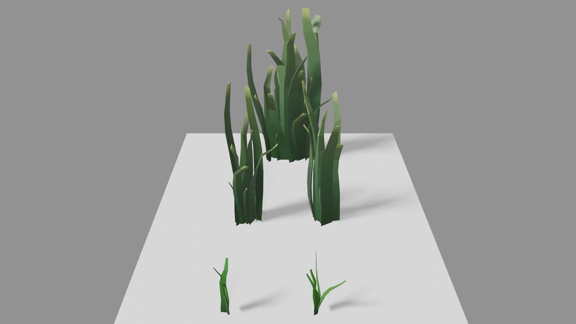 Low Poly Grass and Fern Pack Low-poly 3D model_12