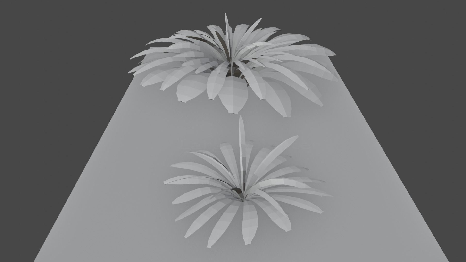 Low Poly Grass and Fern Pack Low-poly 3D model_11