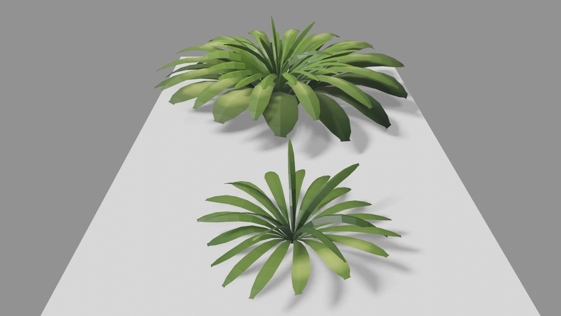 Low Poly Grass and Fern Pack Low-poly 3D model_10